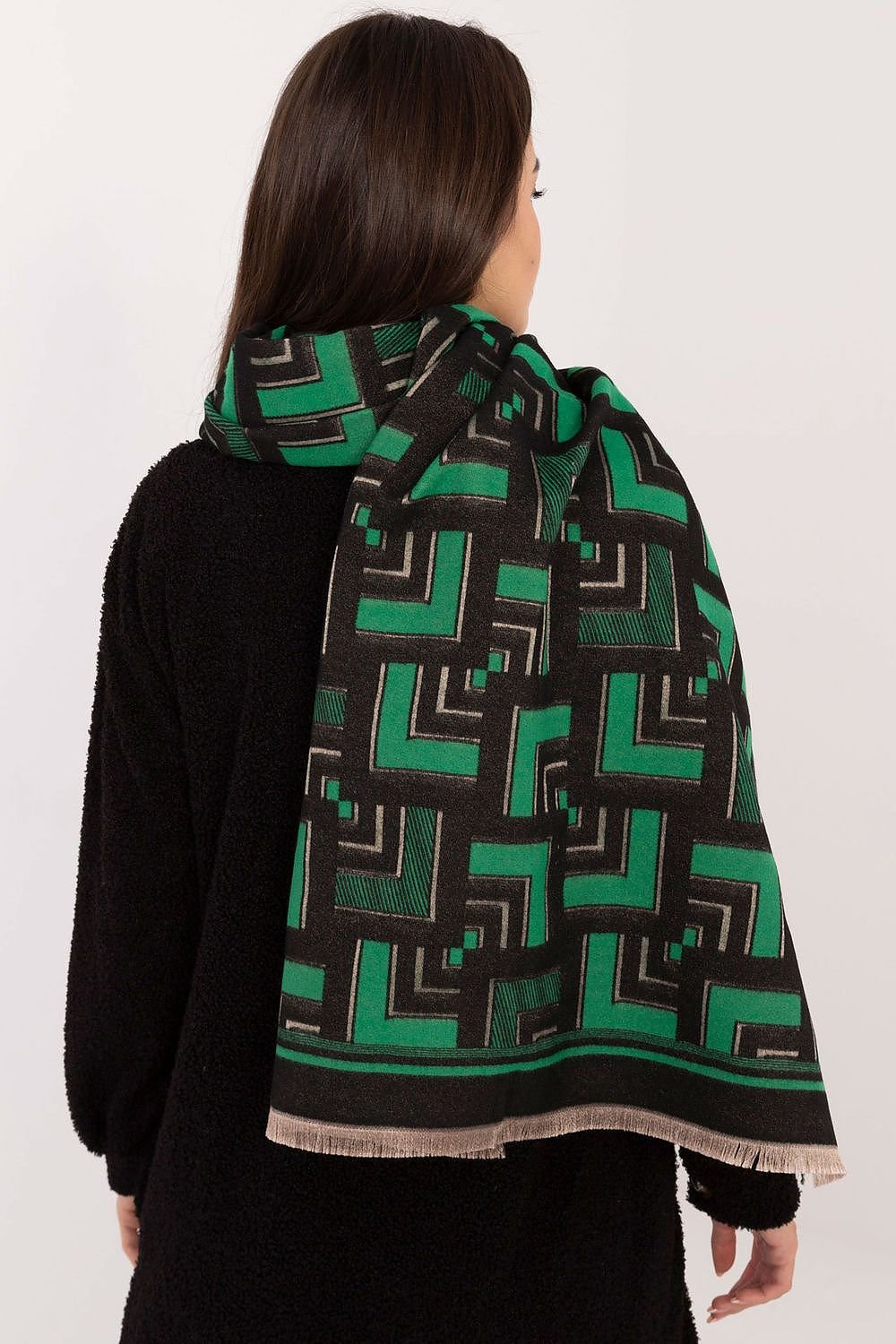 Viscose Wool Mix Shawl 190cm | 9 Colours | AT