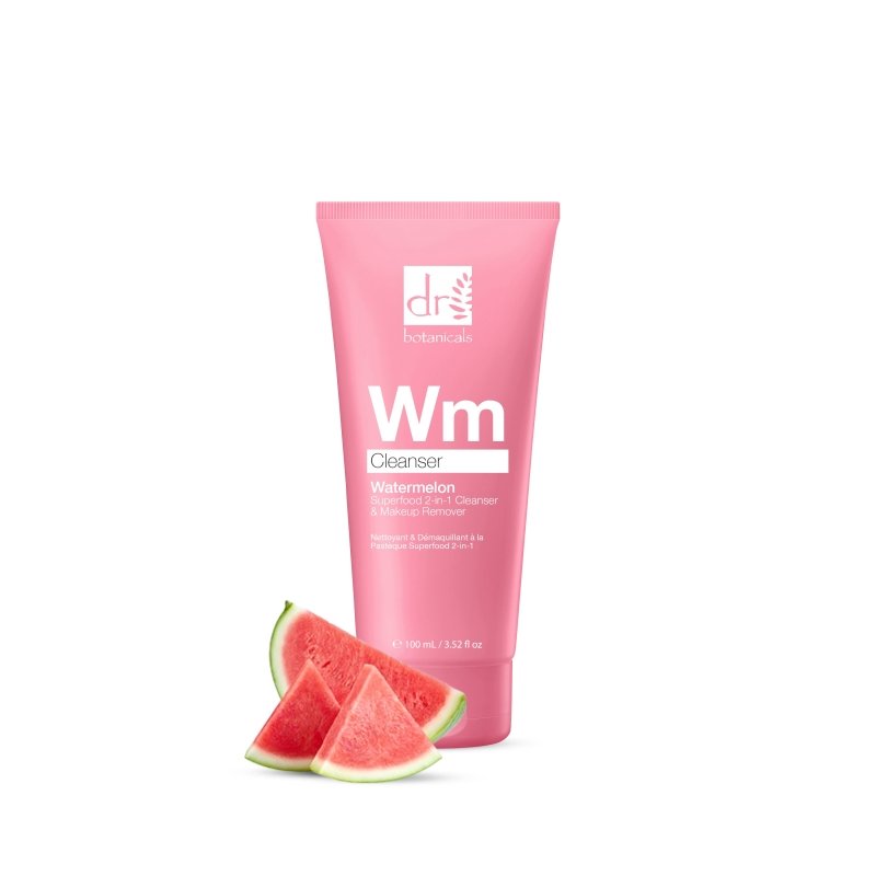 Dr Botanicals Watermelon Superfood 2-In-1 Cleanser & Makeup Remover 100ml
