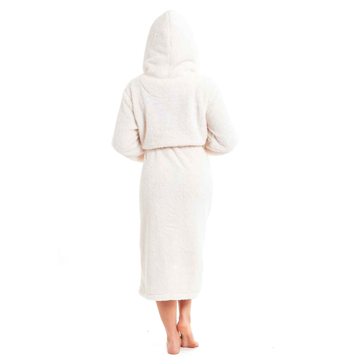 Daisy Dreamer Snuggle Fleece Hooded Robe - Soft Luxurious Dressing Gown