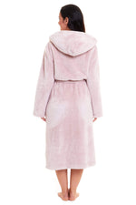 Daisy Dreamer Snuggle Fleece Hooded Robe - Soft Luxurious Dressing Gown