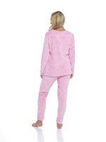 Daisy Dreamer Women's Super Soft Heart Teddy Fleece Warm Cosy Pyjamas