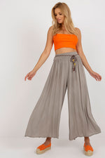 Och Bella Women’s High Waisted Wide Leg Trousers