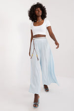 Och Bella Women’s High Waisted Wide Leg Trousers