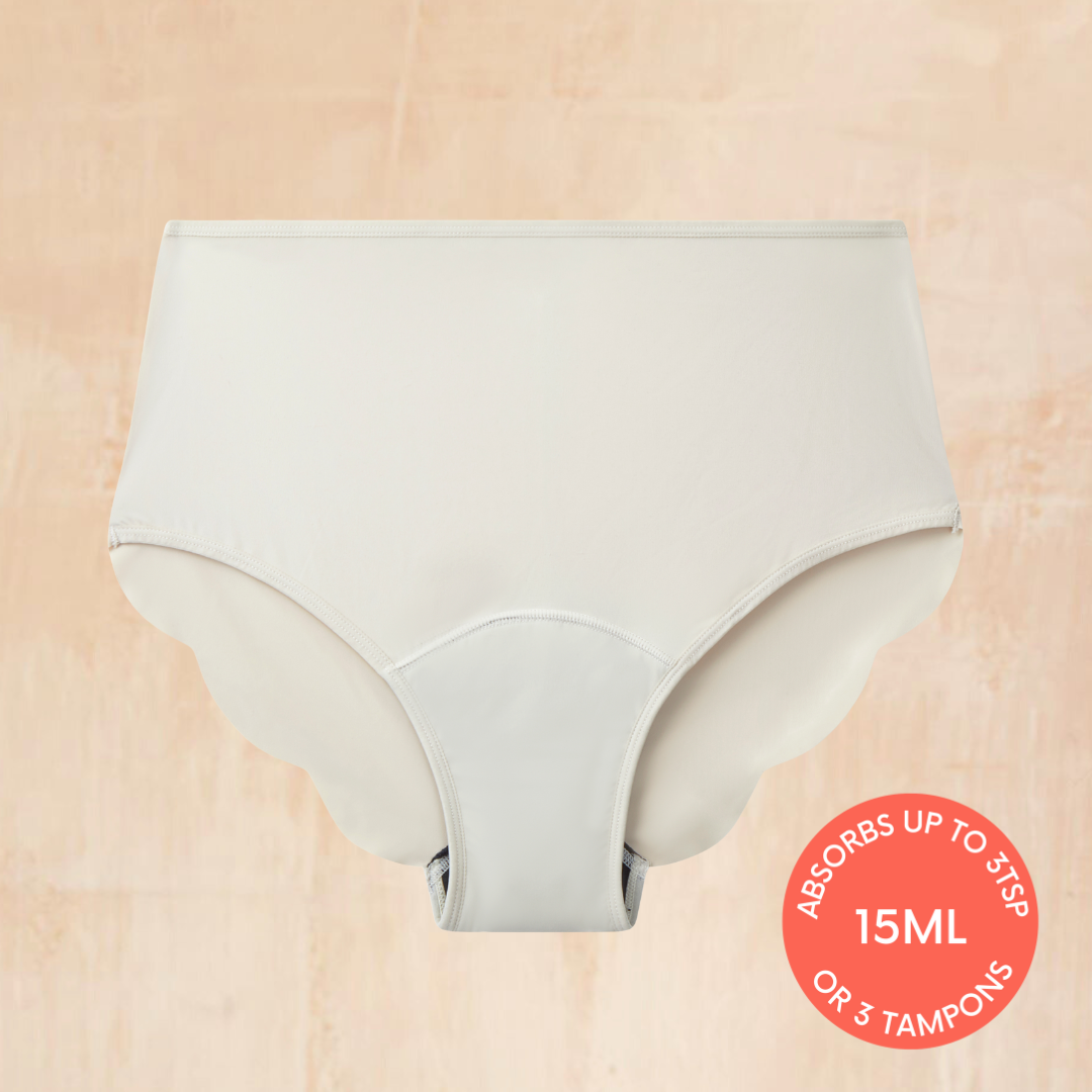 NIXI Body Coni Cream Leakproof Knicker — Medium Absorbency