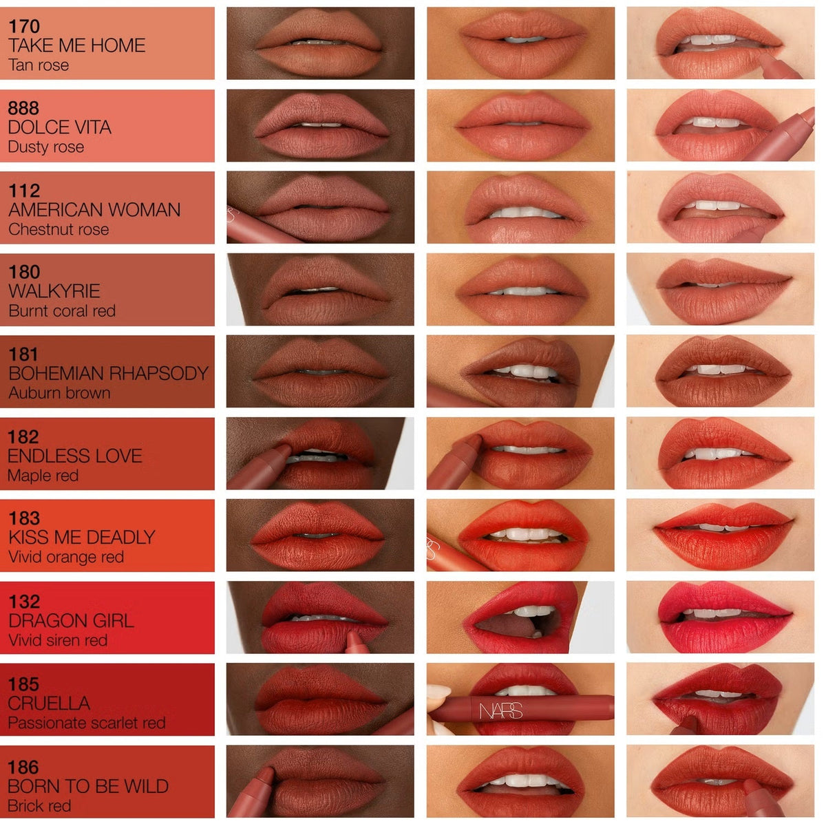 NARS Powermatte High Intensity Lip Pencil 2.6g Walkyrie