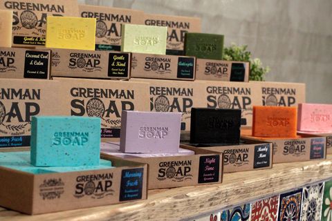Antiseptic Spot Attack Greenman Soap Slice 100g