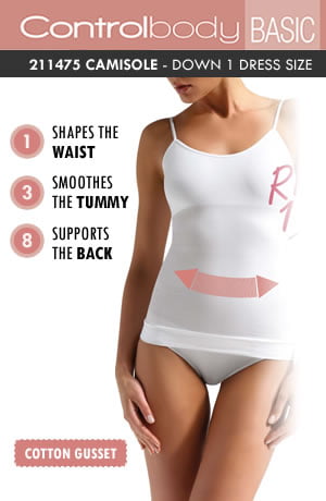 Control Body 211475 Shaping Camisole Nero Black