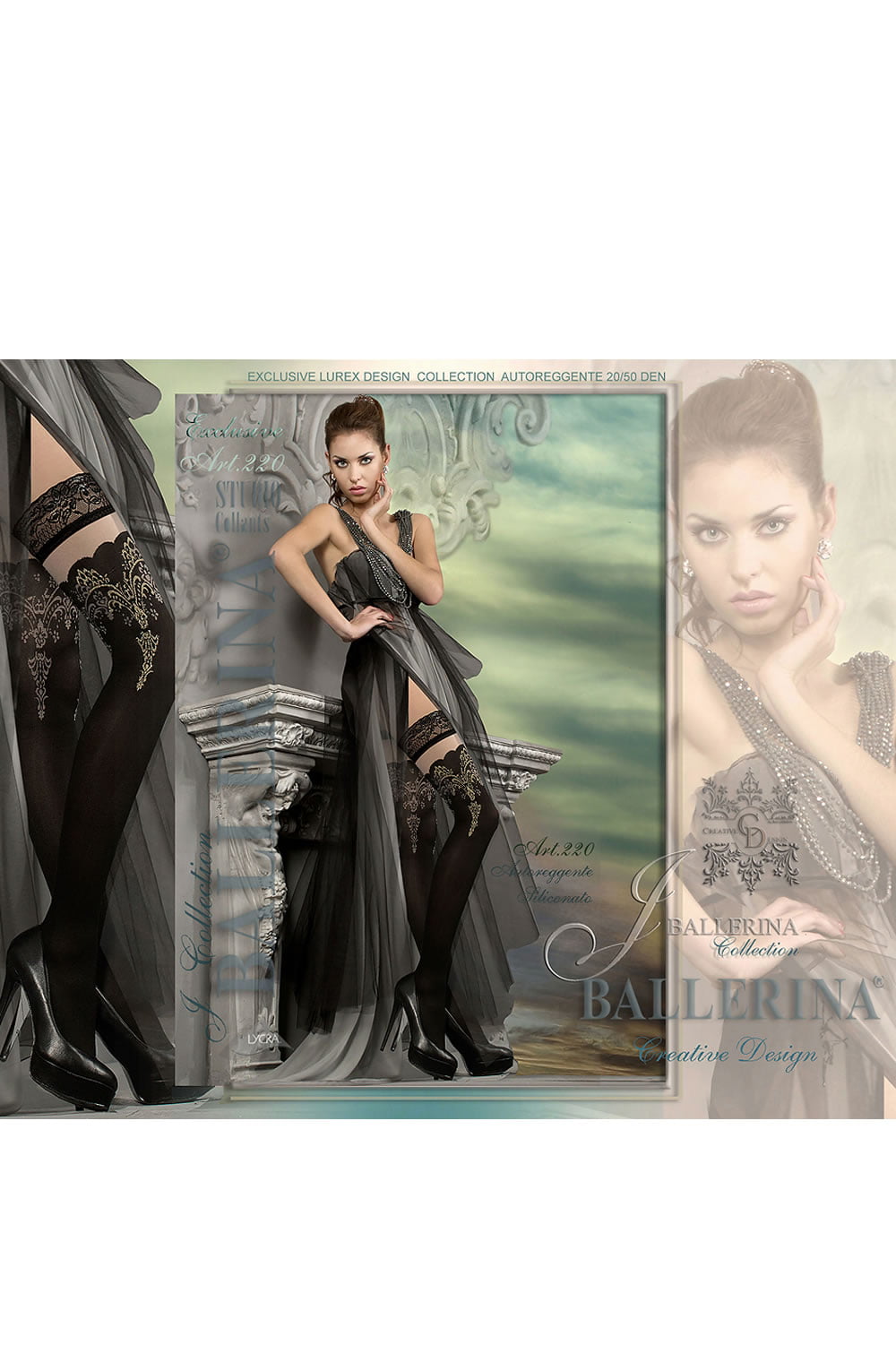 Ballerina 220 Hold Ups Nero (Black)