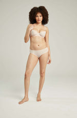 Nudea The Sheer Deco Hipster Brief Black