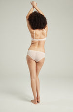 Nudea The Sheer Deco Lift Balcony Bra Blush Pink Up to GG Cup