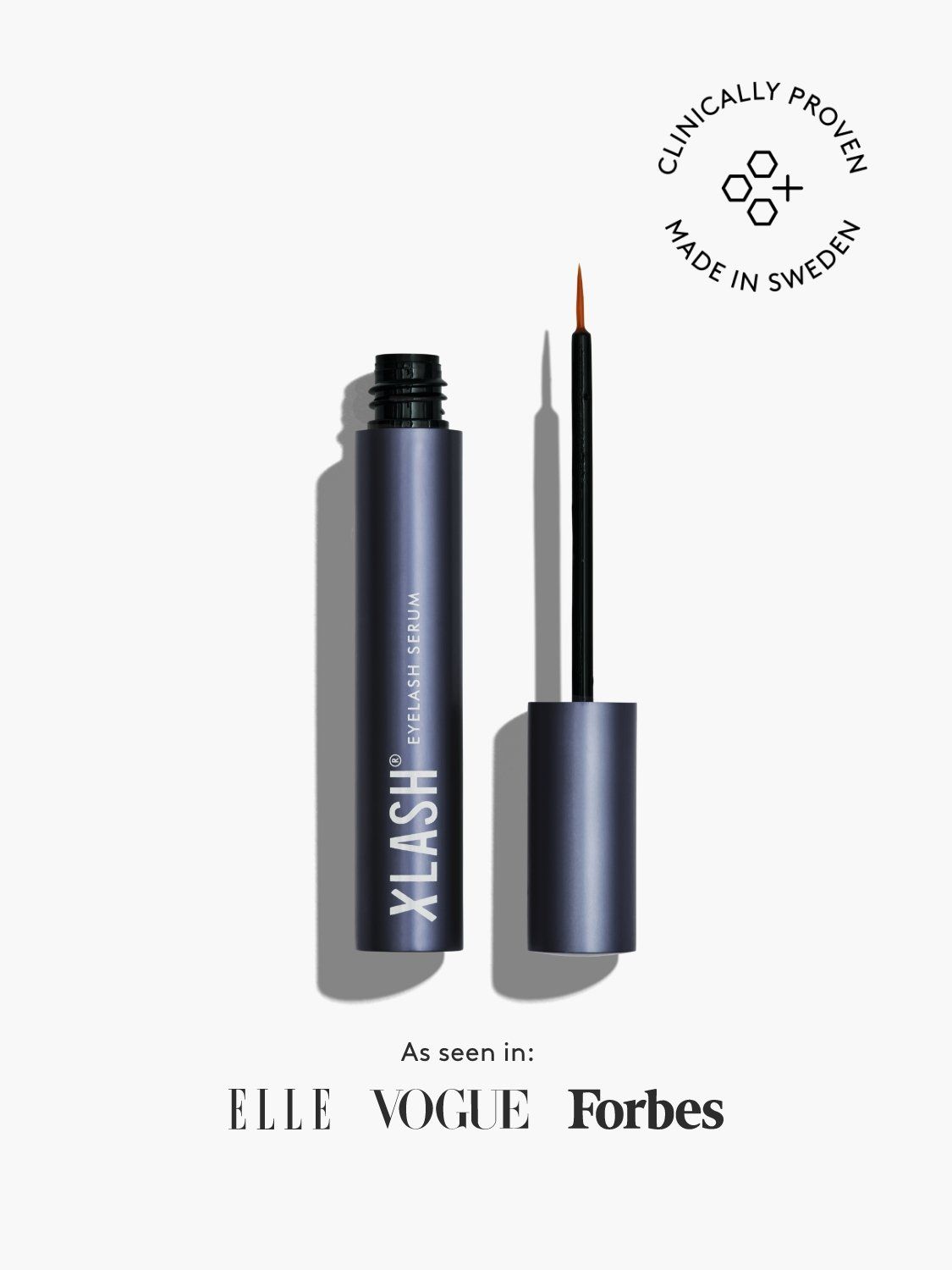 Xlash Eyelash Serum 3ml Best Naturally Eyelash Serum for Longer Eyelashes