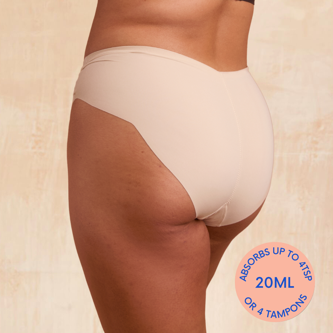 NIXI Body Carla Cream Leakproof Knicker — Heavy Absorbency