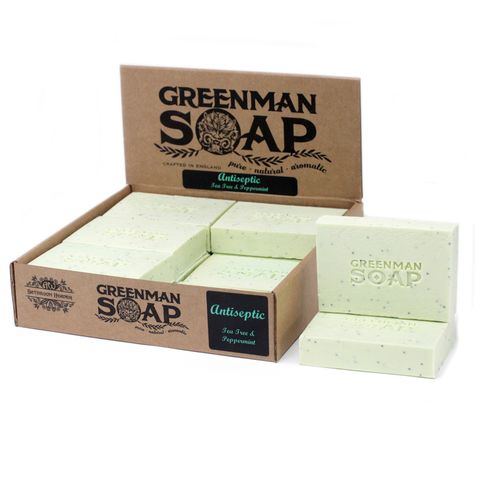 Antiseptic Spot Attack Greenman Soap Slice 100g