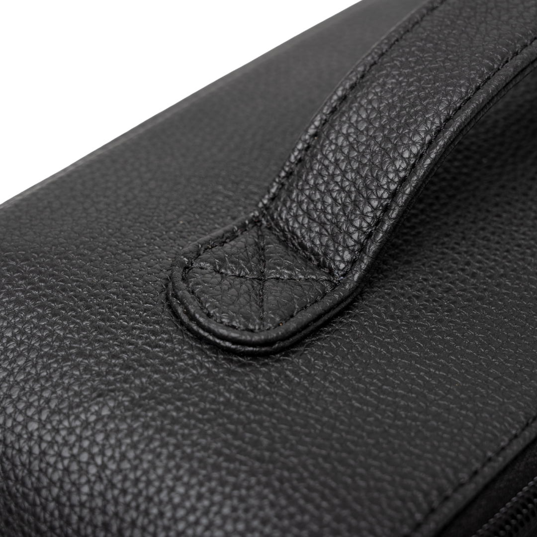 Freya' Fold-Out Makeup Bag in Black