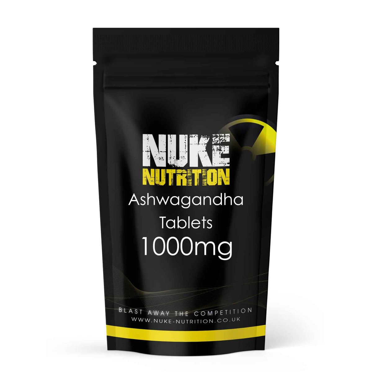 Nuke Nutrition Ashwagandha 1000mg Strength Tablets 3% Withanolides 180 Tablets