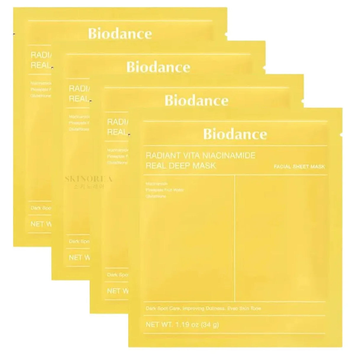 Biodance Radiant Vita Niacinamide hydrogel mask
