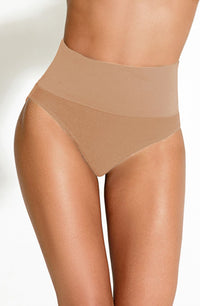 Control Body Tummy Control Seamless Midi Brief Nude