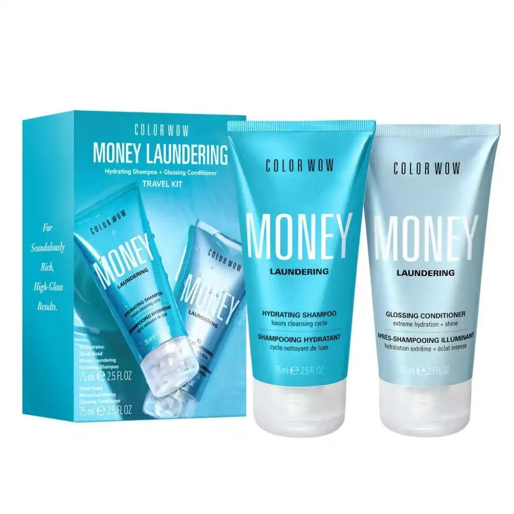 Color Wow Money Laundering travel shampoo and conditioner set