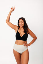 NIXI Body Coni Cream Leakproof Knicker — Medium Absorbency