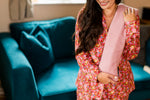 Long Organic Cotton Pink 2 Litre Hot Water Bottle