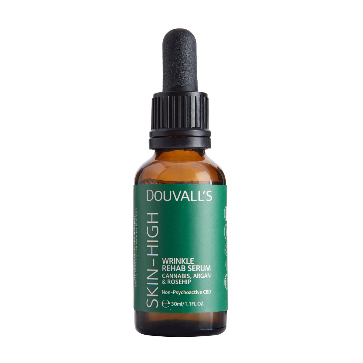Douvall's Organic Argan Wrinkle Rehab Serum 30ml | collagen-boosting ceramide-rich plant formula