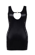 Beauty Night BN6678 Hollie Wetlook Erotic Dress Black