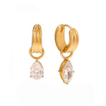 Aster Luxe 18k Gold Plated Mismatch Earrings