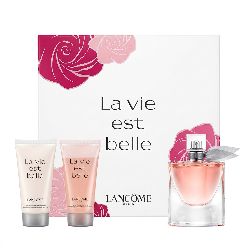 Lancôme La Vie Est Belle Gift Set – 50ml EDP, Shower Gel & Body Lotion