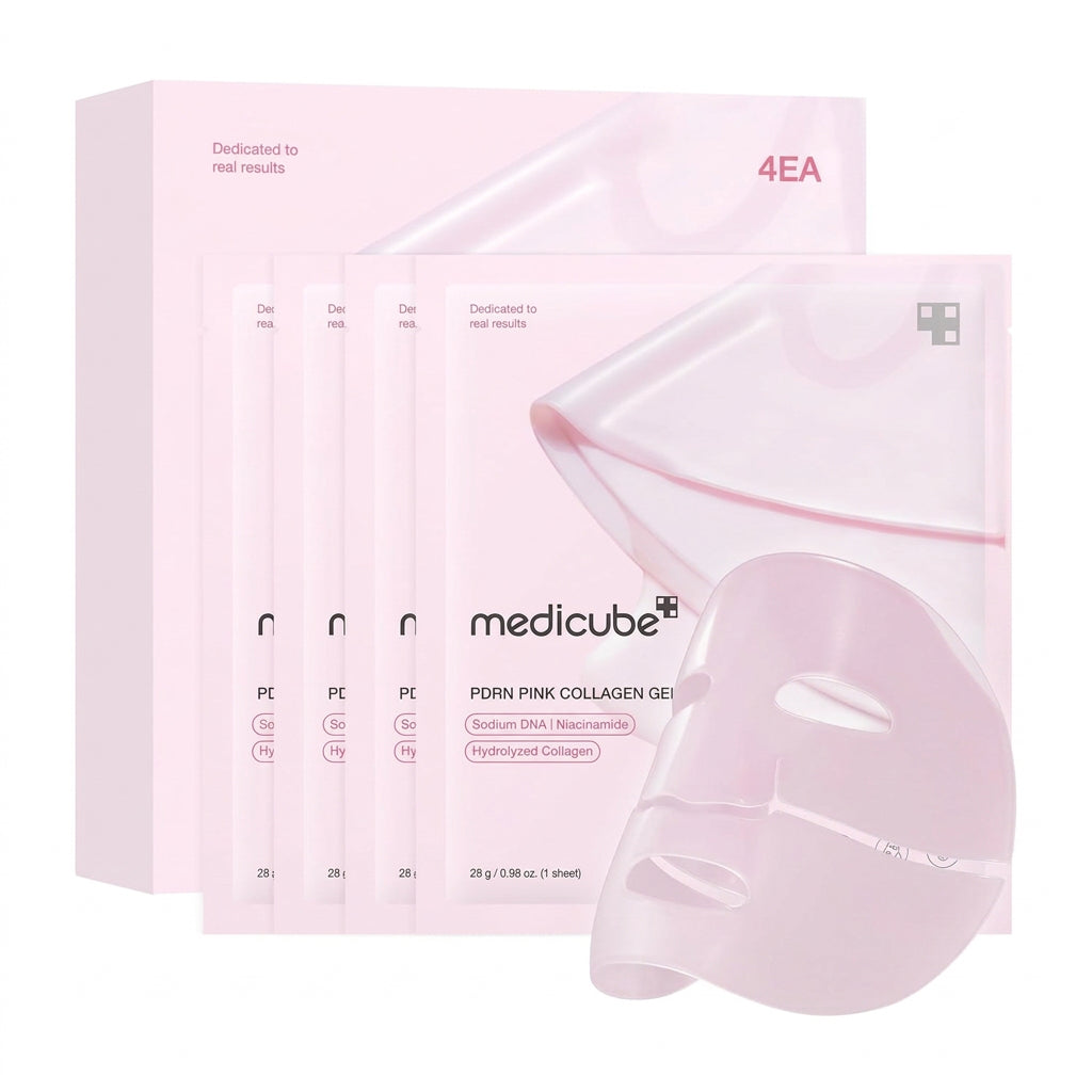 Medicube Salmon PDRN Pink Collagen Jelly Gel Masks 4 Pack