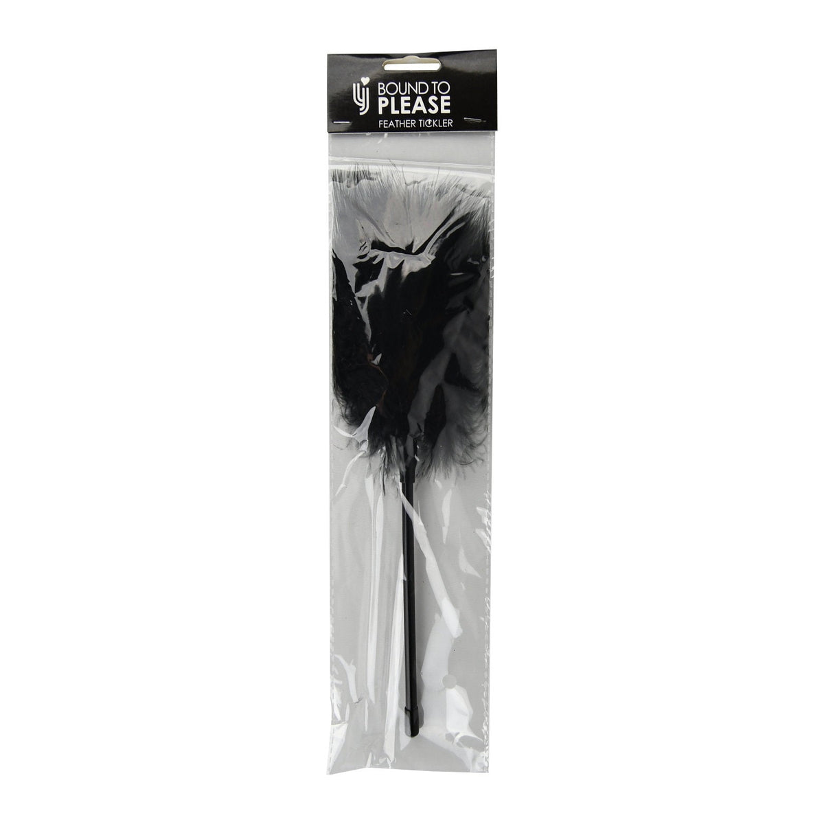 Bound to Please Feather Tickler Black packaging