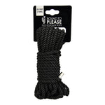 Bound to Please Silky Bondage Rope 10m Black packaging