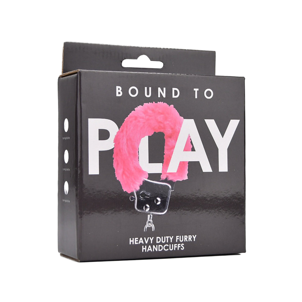 Bound to Play Heavy Duty Furry Handcuffs Pink