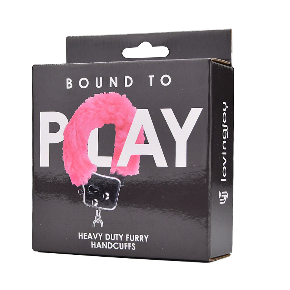 Bound to Play Heavy Duty Furry Handcuffs Pink