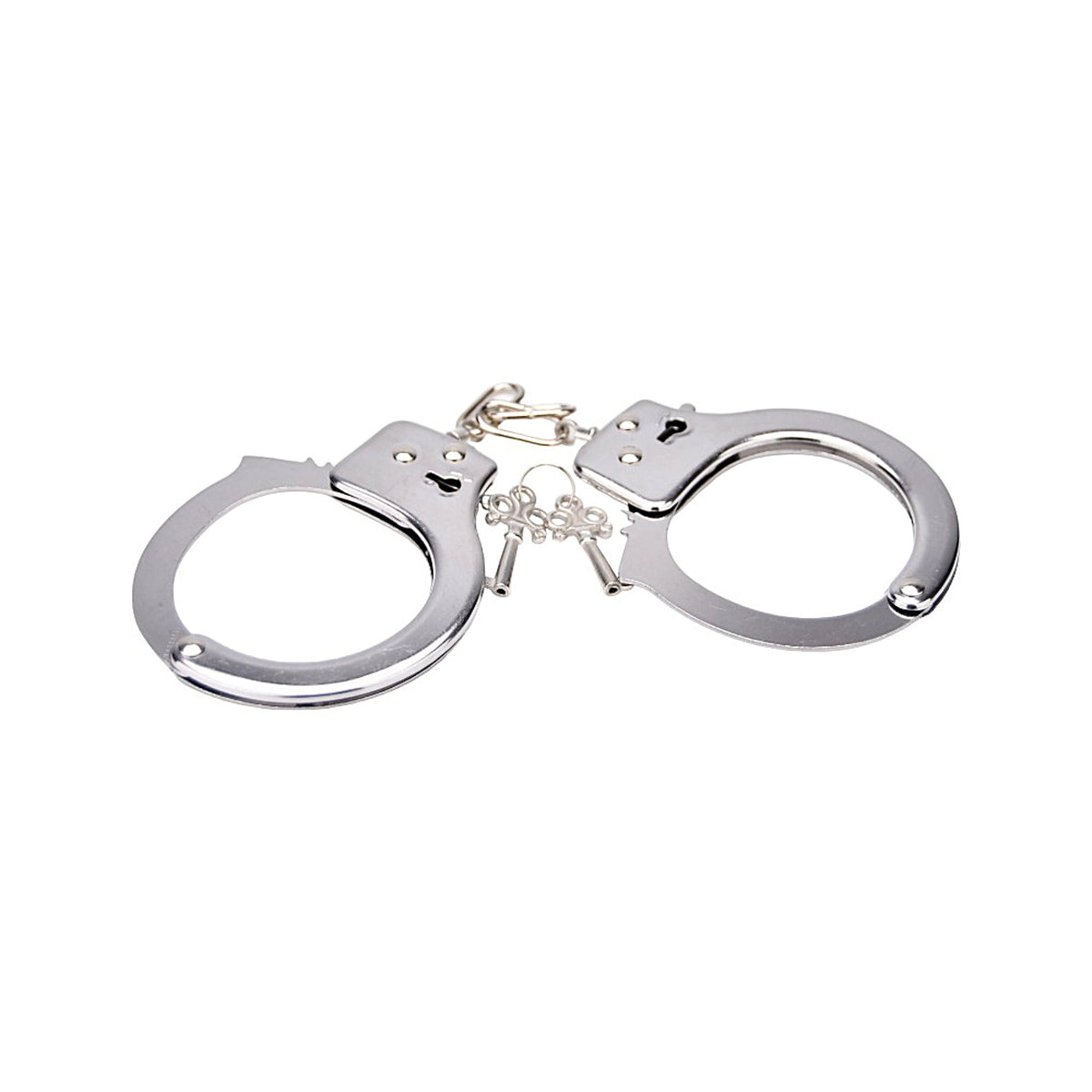 Bound to Play Silver Heavy Duty Metal Handcuffs