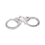Bound to Play Silver Heavy Duty Metal Handcuffs