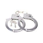 Bound to Play Silver Heavy Duty Metal Handcuffs