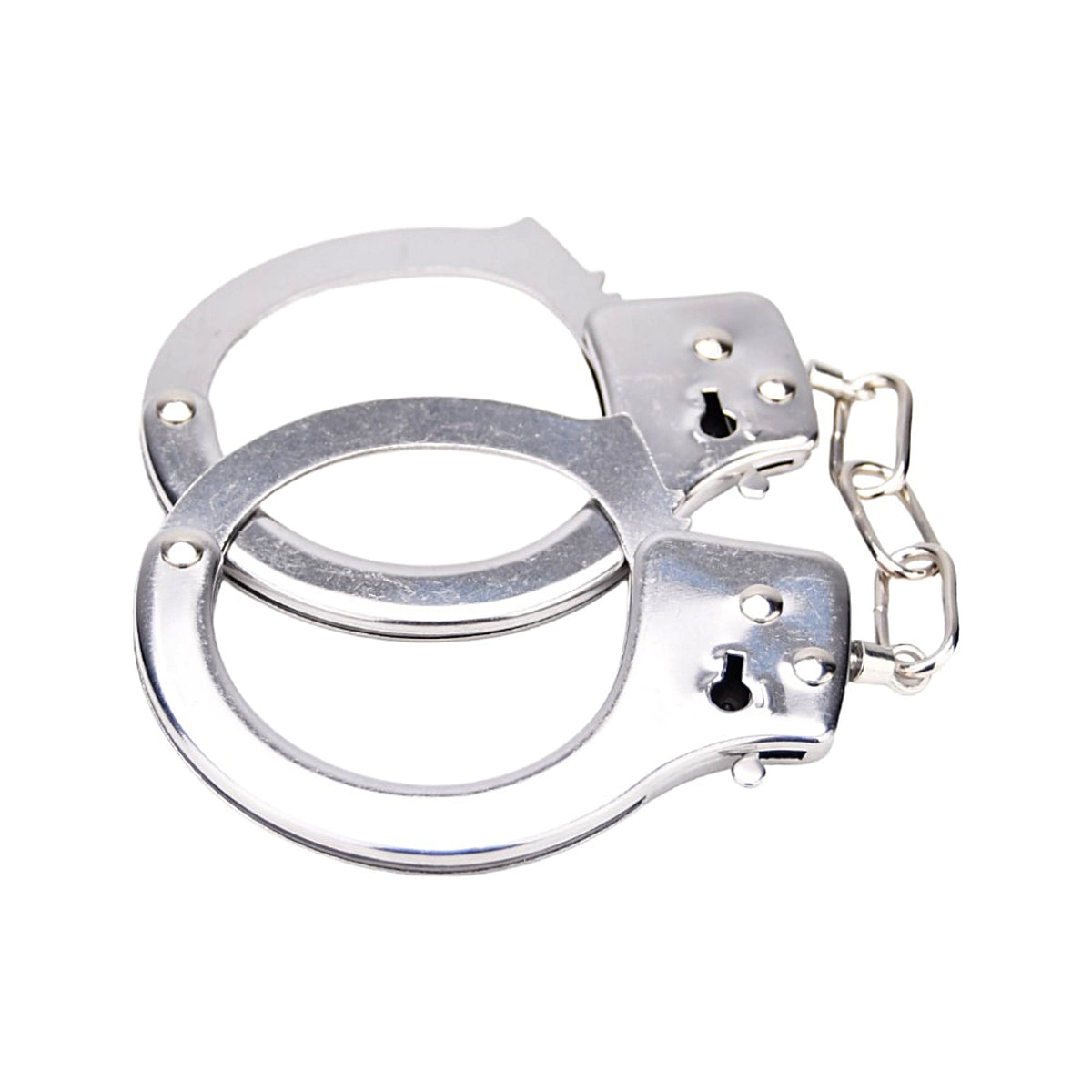 Bound to Play Silver Heavy Duty Metal Handcuffs