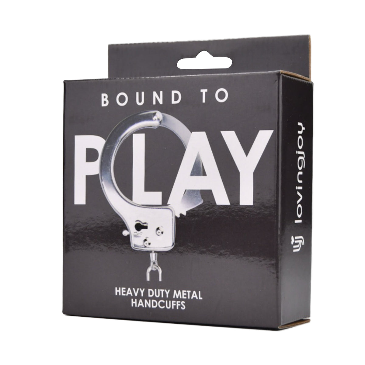 Bound to Play Silver Heavy Duty Metal Handcuffs