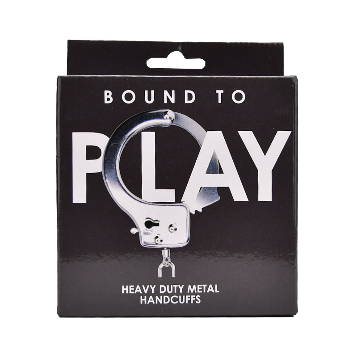 Bound to Play Silver Heavy Duty Metal Handcuffs
