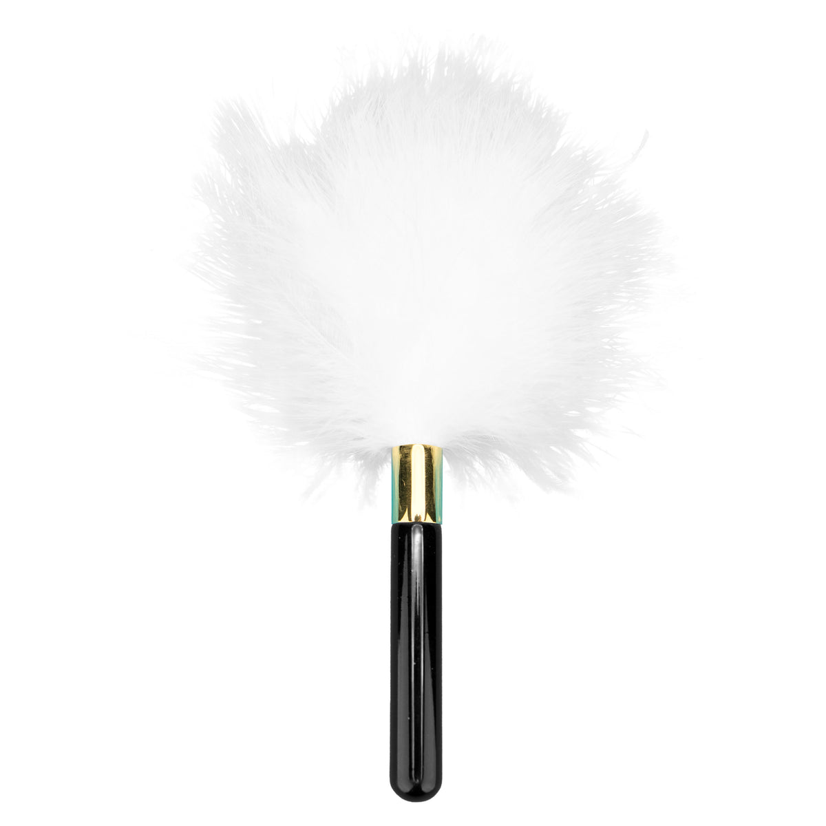 Bound to Play White & Black Eye Mask and Feather Tickler Play Kit