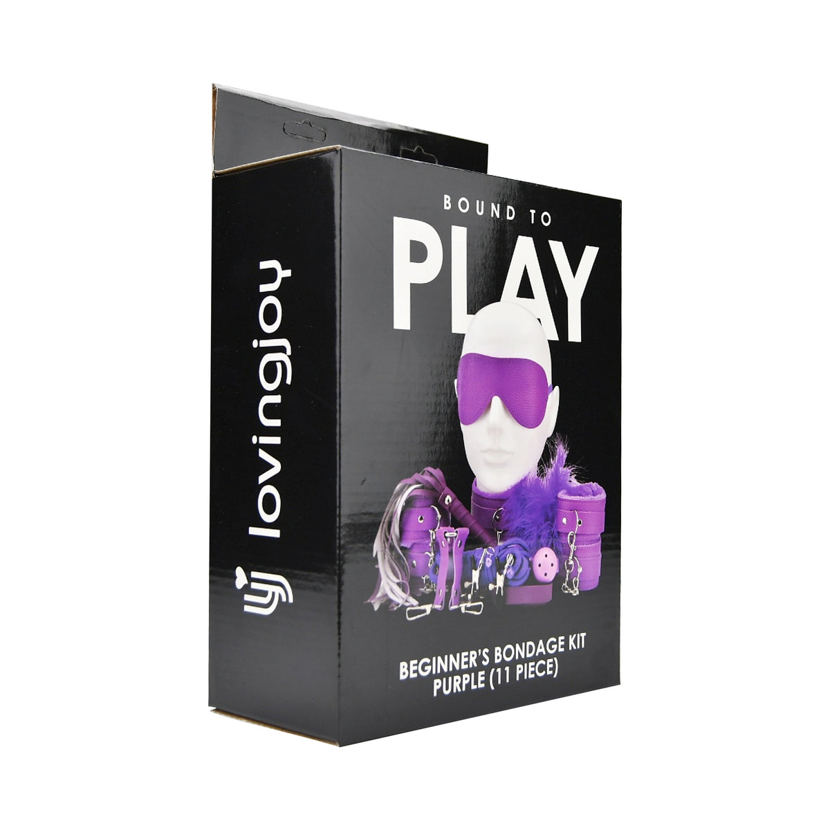 Bound to Play 11 Piece Bondage Kit Purple