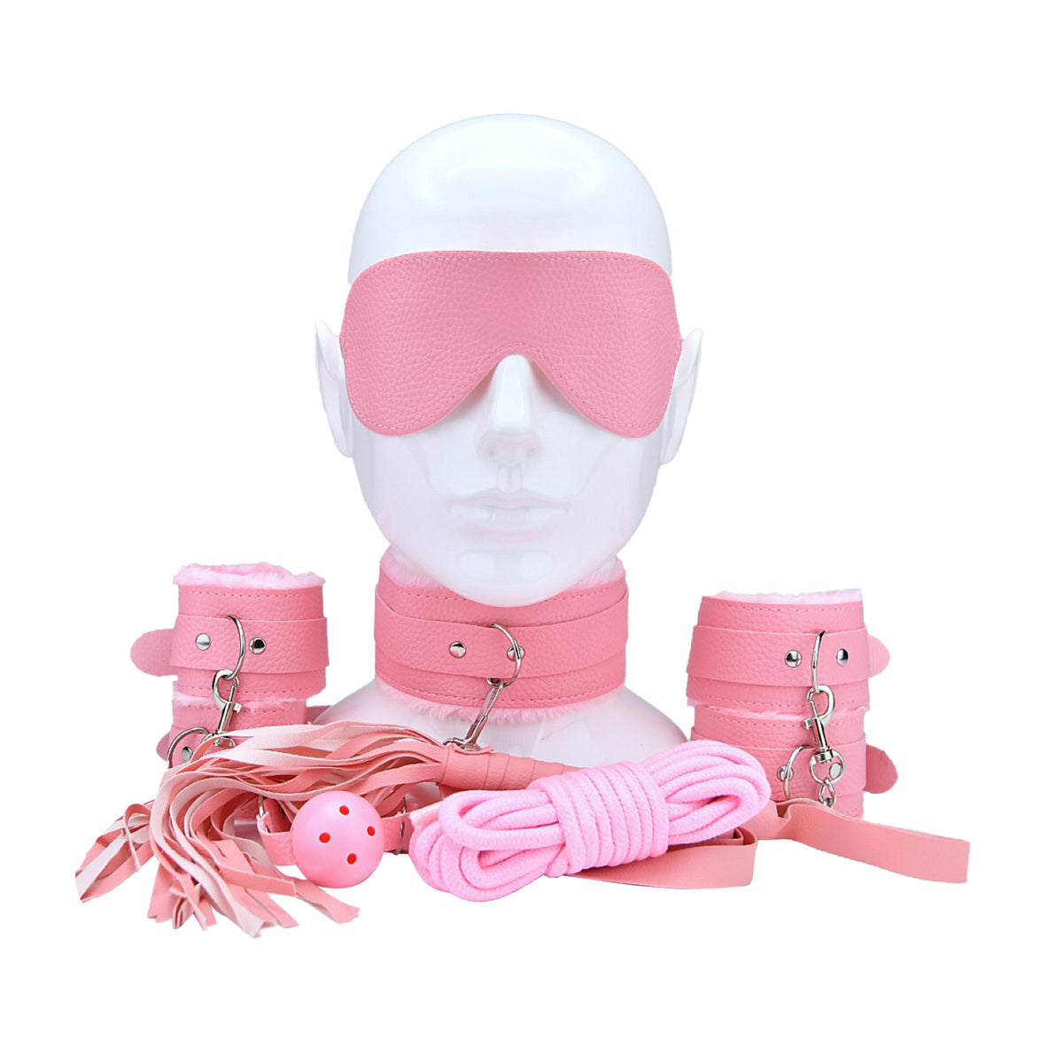 Bound to Play Beginner's Bondage Kit Pink (8 Piece)