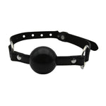 Bound to Play Black Silicone Ball Gag