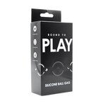 Bound to Play Black Silicone Ball Gag