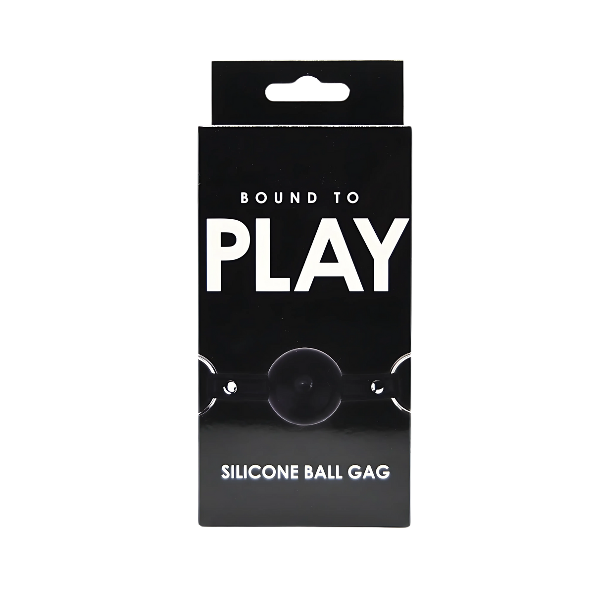 Bound to Play Black Silicone Ball Gag