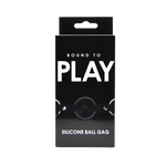 Bound to Play Black Silicone Ball Gag