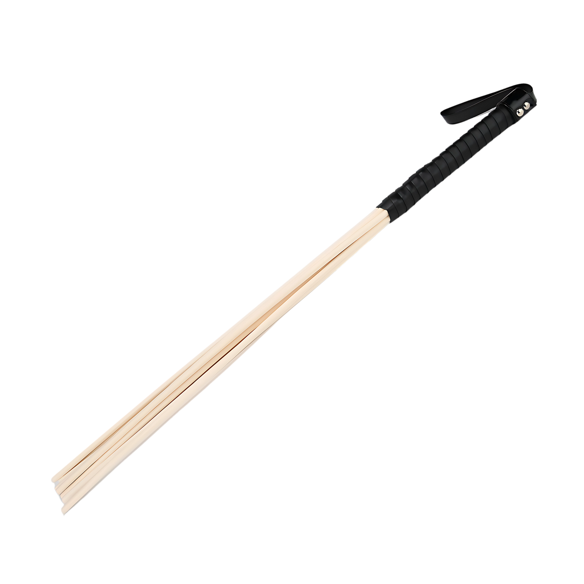 Bound to Please Black & Natural Multi-Strand Spanking Cane