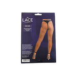 Lace by LJ Black Industrial Net Footless Tights One Size