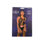 Lace by LJ Black Lace Suspender Bodystocking
