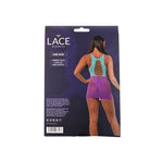 Lace by LJ Purple & Blue Ombre Faux Lace-Up Mini Dress
